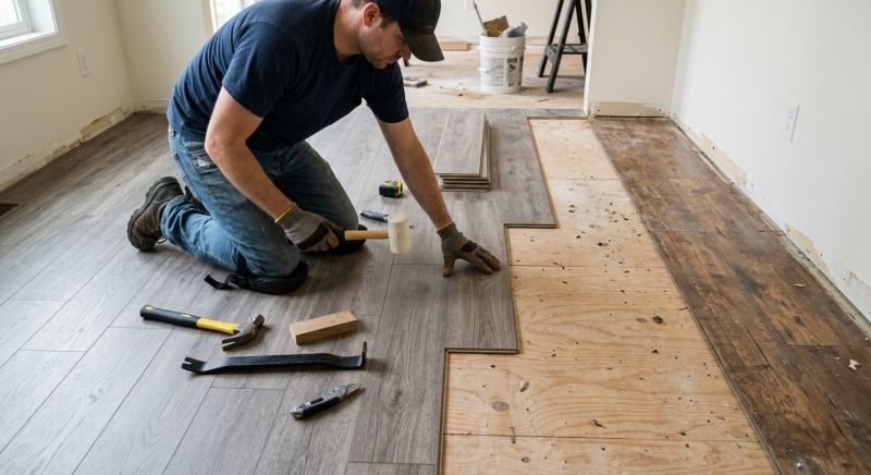 Laminate Floor Replacement in Baltimore County, MD