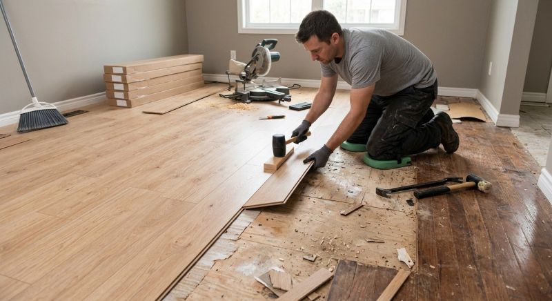 Laminate Floor Replacement in Gambrills, MD