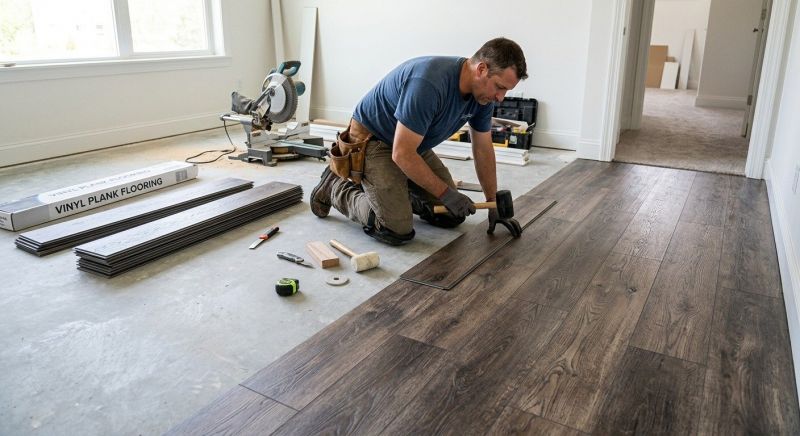 Linoleum Floor Installation in Chevy Chase, MD