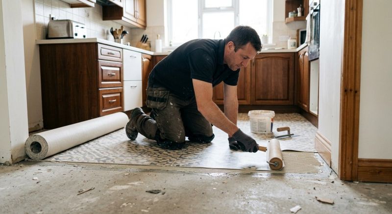 Linoleum Floor Installation in Howard County, MD
