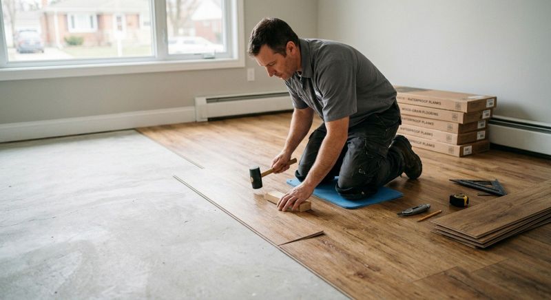 Linoleum Flooring Replacement in Columbia, MD