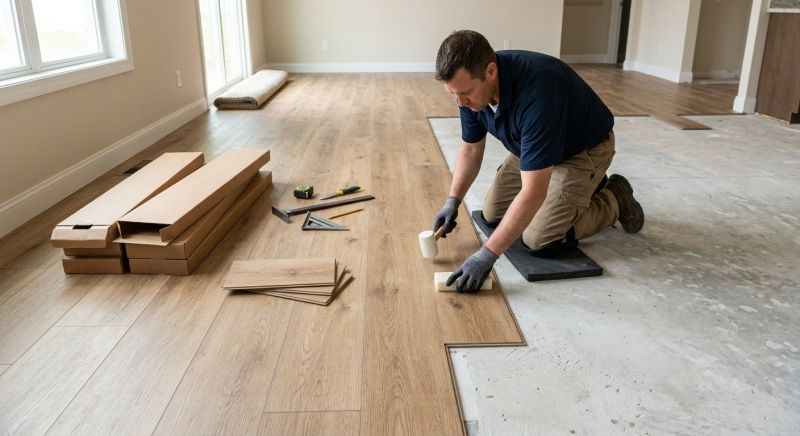 Luxury Vinyl Tile Installation in Gaithersburg, MD