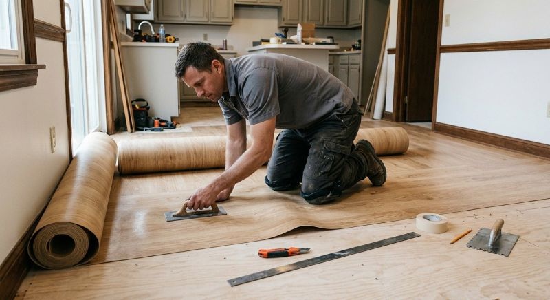 Sheet Flooring Installation in Towson, MD