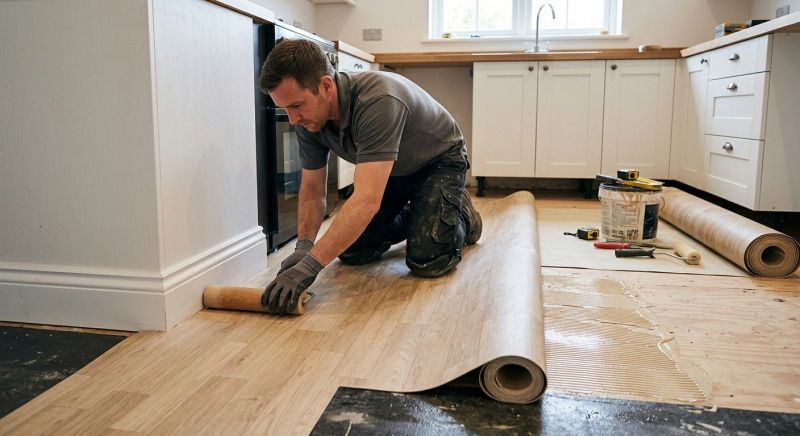 Sheet Linoleum Installation in Montgomery Village, MD