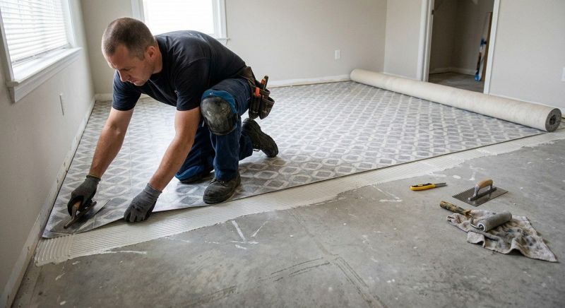 Sheet Vinyl Installation in Crownsville, MD