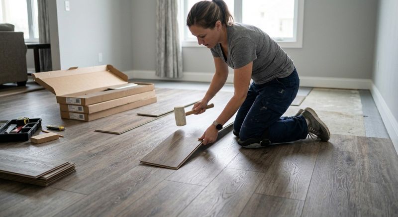 Vinyl Plank Floor Installation in Columbia, MD