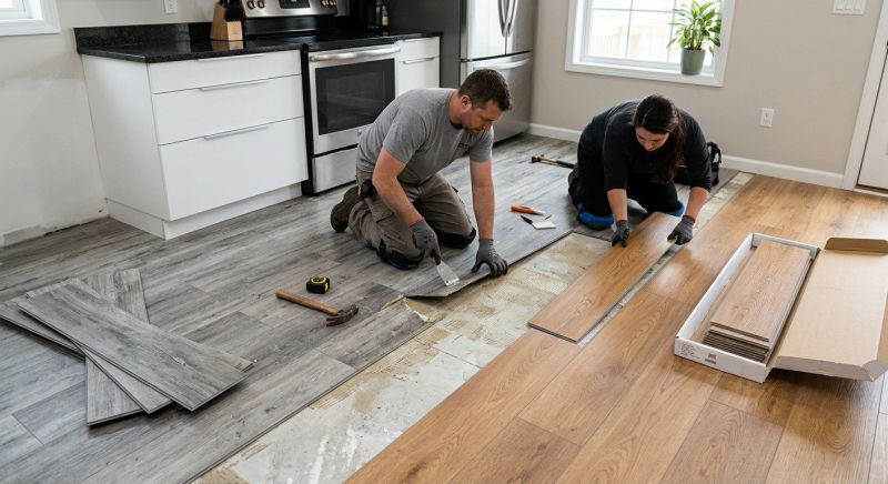 Vinyl Tile Replacement in Columbia, MD