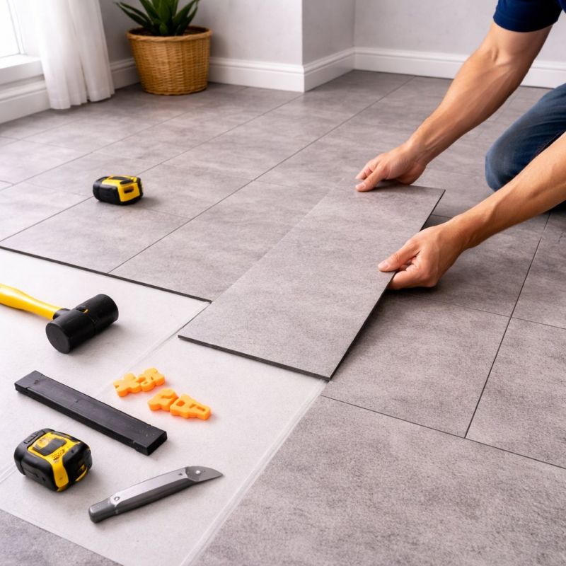 Vinyl Tile Replacement in Columbia, MD